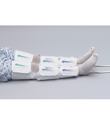 Funda de pierna completa para Sistema de Compresión Neumática Intermitente DVT-2600