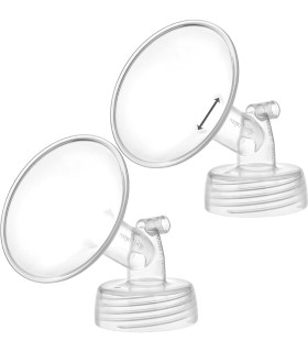 Copa Maymom con válvula antirreflujo compatible con sacaleches Spectra (2 unidades)